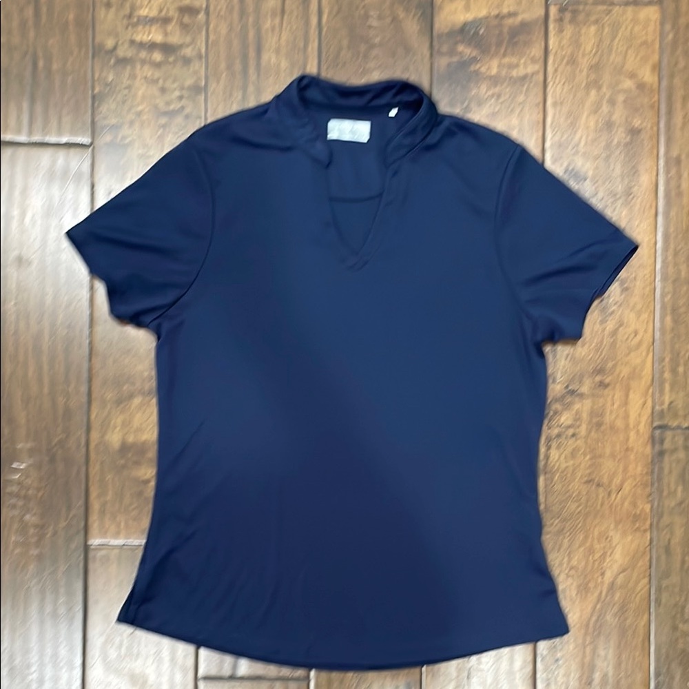 Callaway Blue Polo Fitted Tee
